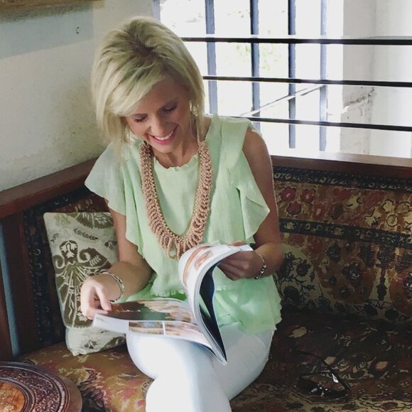 Anthropologie Maeve Cascade Tiered Shell Top in Mint - Picture 3 of 6